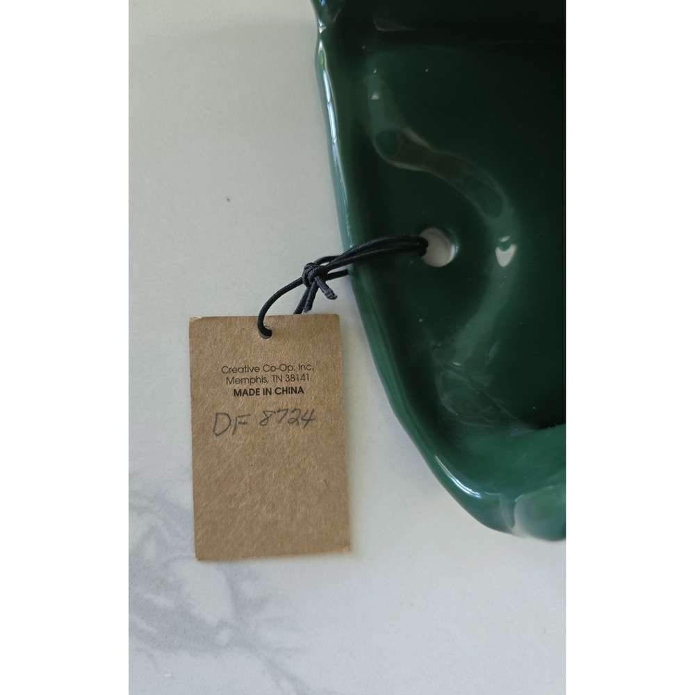 Creative Co-op Embossed Cabbage Radish Shaped Wall‎ Vase Planters Set Of Two New - Picture 7 of 8